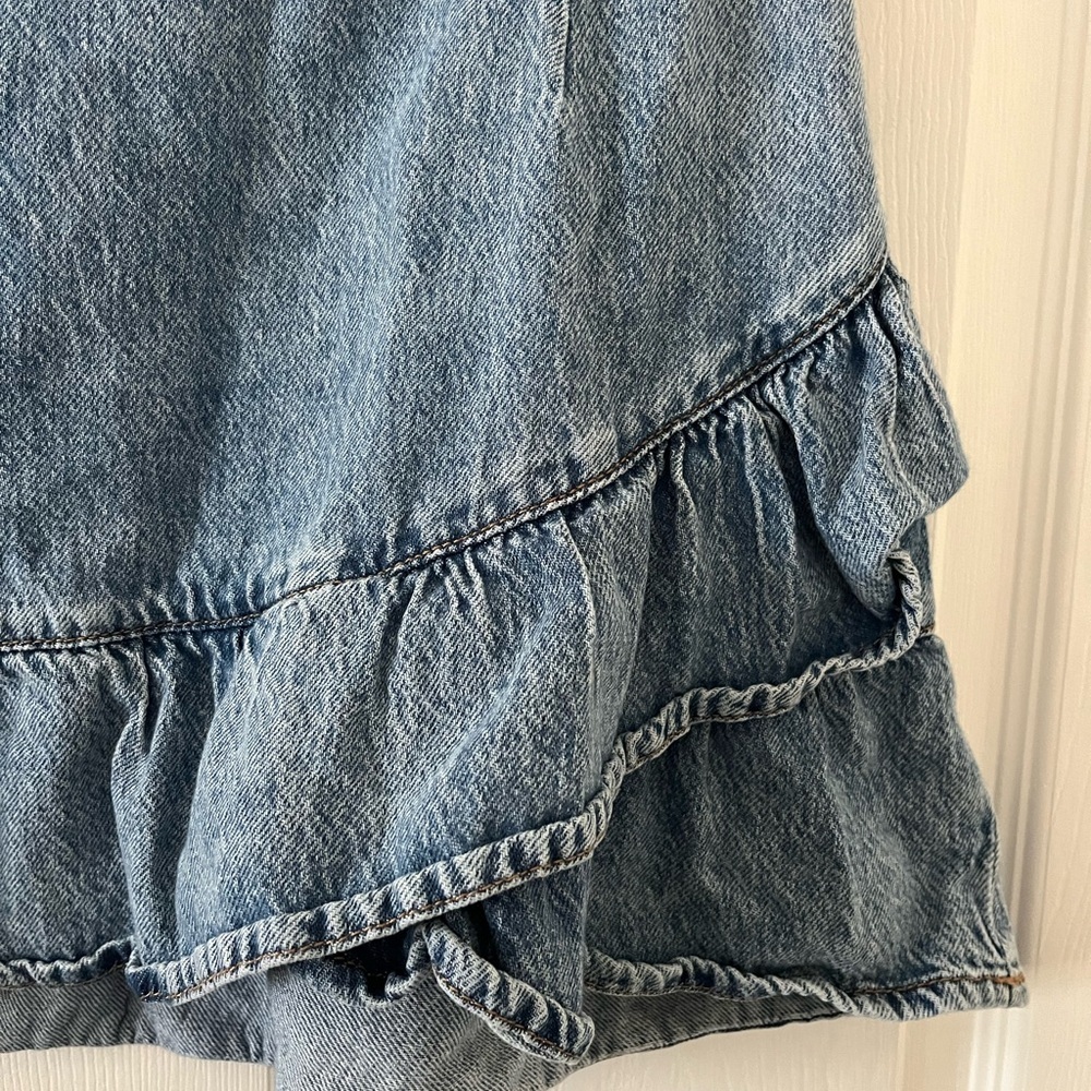 Aeropostale Blue Denim Skater Skirt - Picture 3 of 5